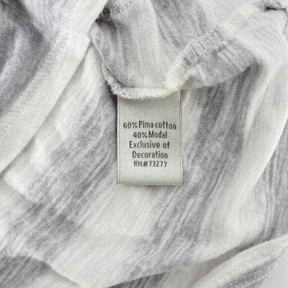 Women's | Lauren Conrad | Gray Striped Embellished Top - XS - Picture 7 of 8